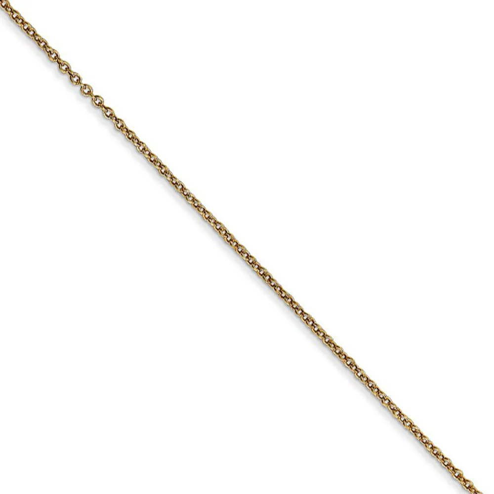 14k Two Tone Gold and Rhodium #1 Mom Heart Necklace