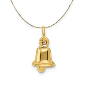 14k Yellow Gold Wedding Bell Necklace