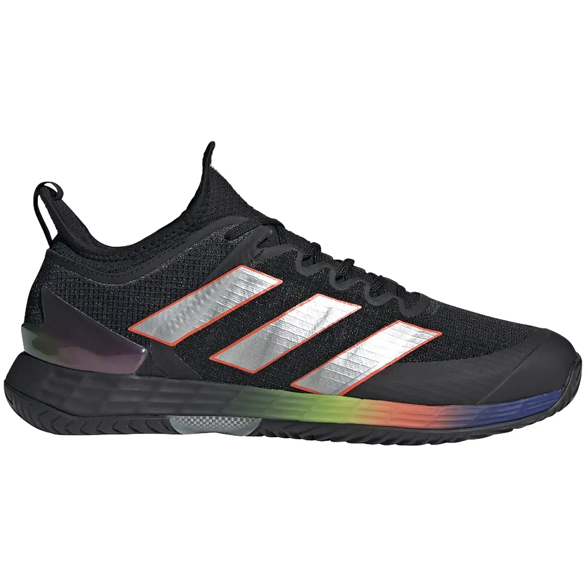 adidas Adizero Ubersonic 4 men tennis shoes - Black/Silver/Red GY3999