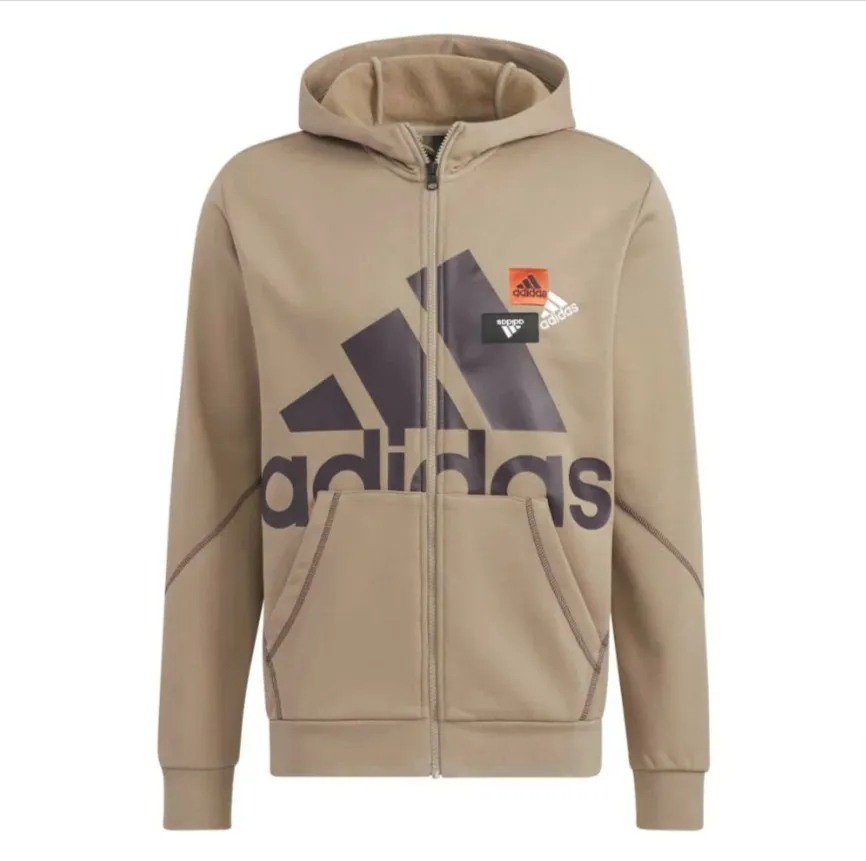 adidas  |Unisex Bi-color Long Sleeves Logo Hoodies