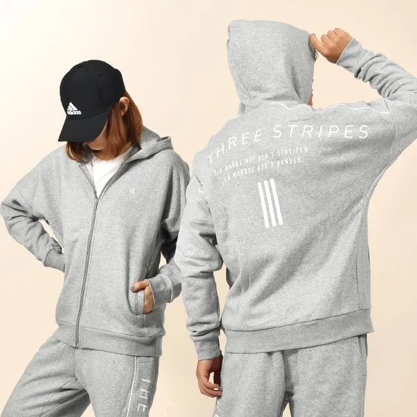 adidas  |Unisex Long Sleeves Plain Logo Hoodies & Sweatshirts