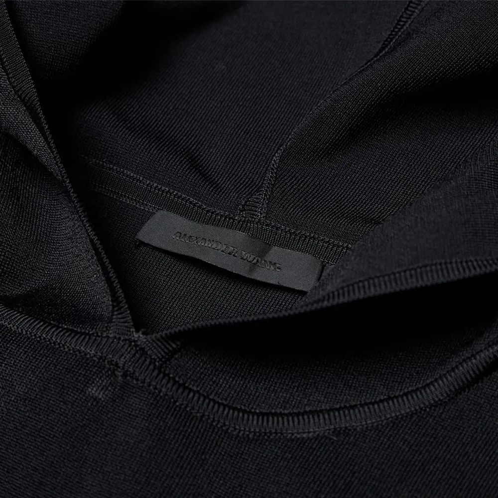 Alexander Wang Barcode Logo Hooded SweatMatrix Black