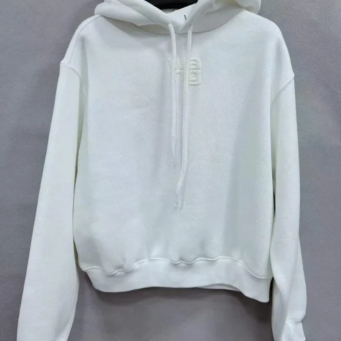 Alexander Wang  |Unisex Plain Logo Hoodies & Sweatshirts