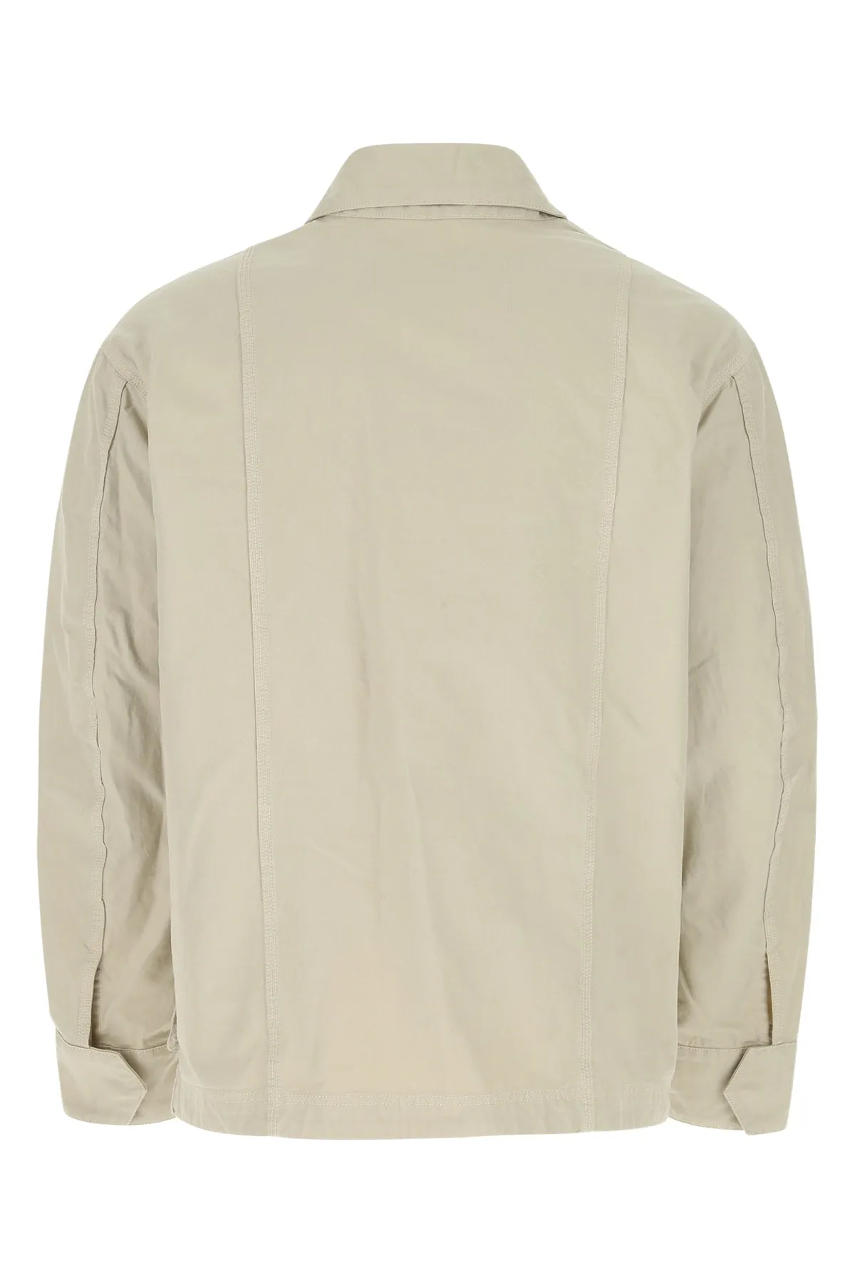 AMI Logo Patch Long-Sleeved Shirt Jacket