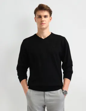 Arrow Solid Regular Fit Sweater