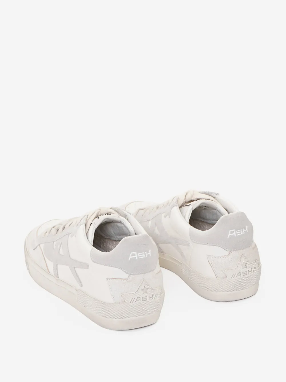 Ash sport - Sneakers in pelle tinta unita con inserto a contrasto modello Moonlight