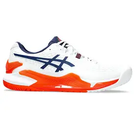 Asics Gel Resolution 9 Men tennis shoes 330.102 White/Blue/Orange