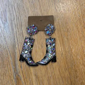 ATG Bling Boot Earrings