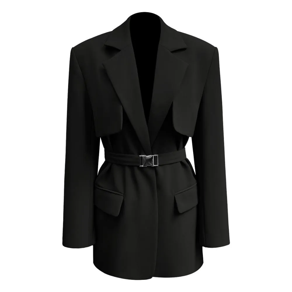 AYLAN BELTED BLAZER