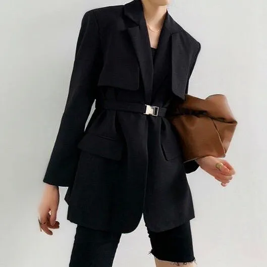 AYLAN BELTED BLAZER