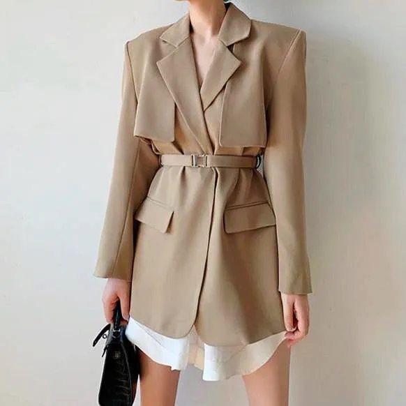 AYLAN BELTED BLAZER