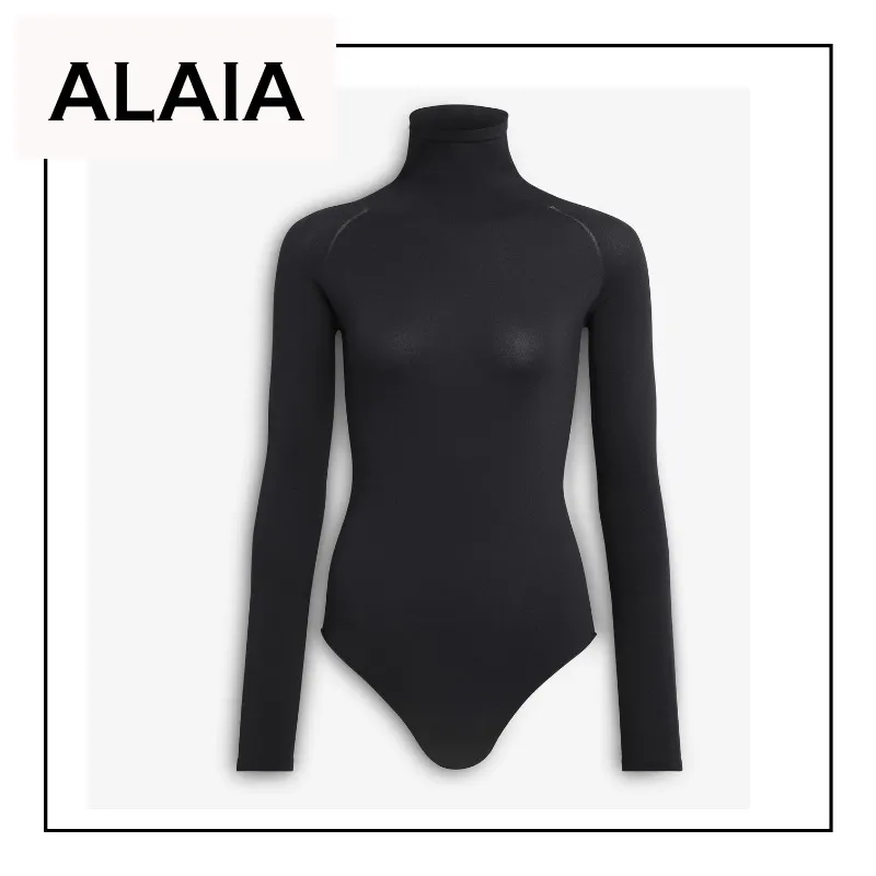 Azzedine Alaia  |Nylon Long Sleeves Plain Hoodies & Sweatshirts