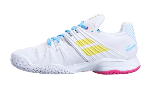 Babolat Propulse Fury All Court Women's Shoes [White/Sulphur Spring]