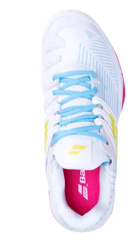 Babolat Propulse Fury All Court Women's Shoes [White/Sulphur Spring]