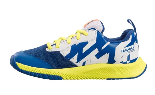 Babolat Pulsion Junior All Court Shoes [Blue/Yellow]