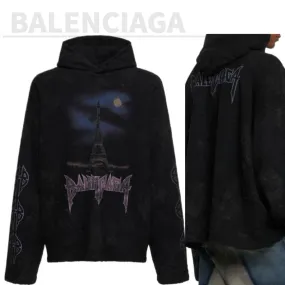 BALENCIAGA  |Street Style Logo Luxury FX Advantage / Exclusive Hoodies