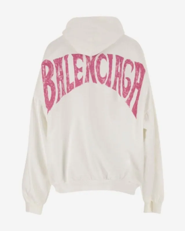 BALENCIAGA  |Sweat Long Sleeves Cotton Logo Hoodies & Sweatshirts