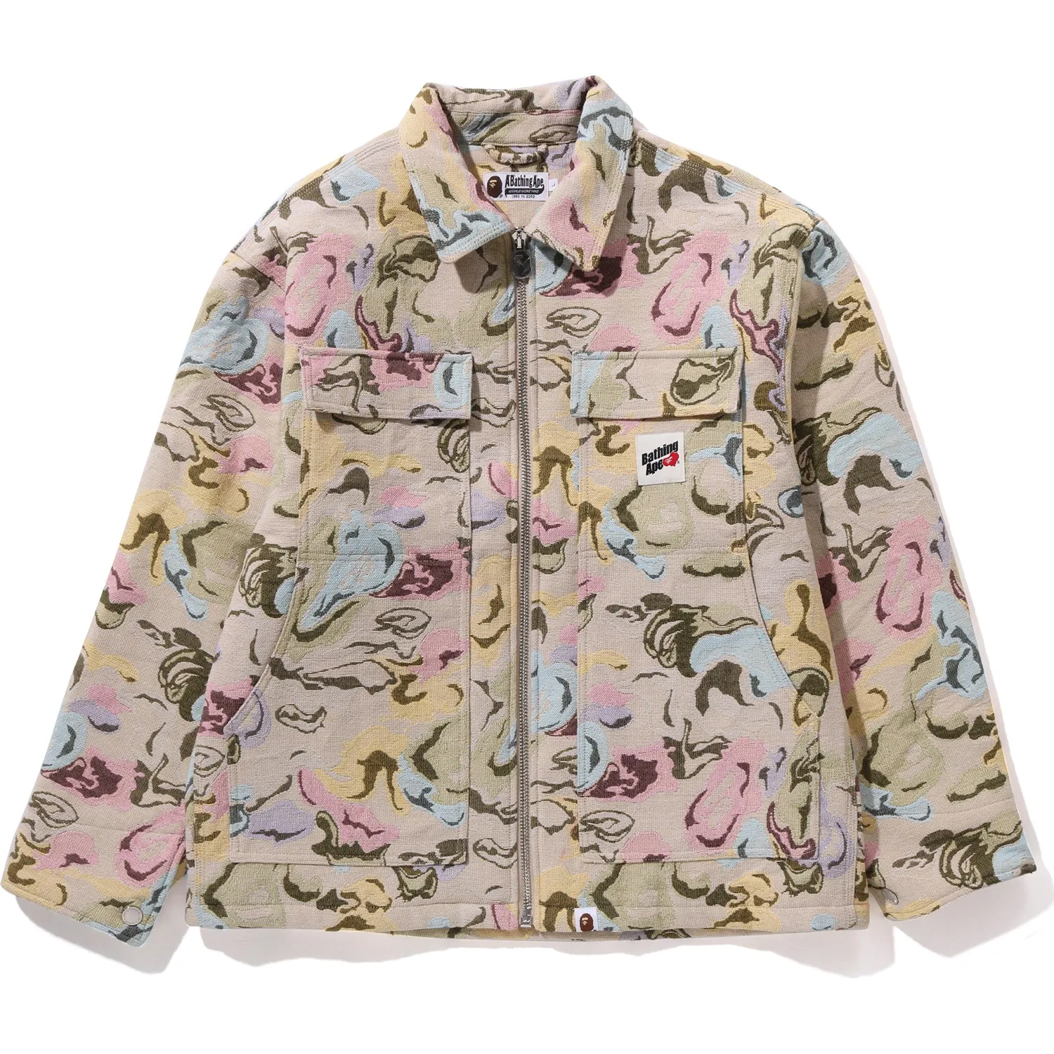 BAPE ART CAMO GOBELIN WORK JACKET MENS