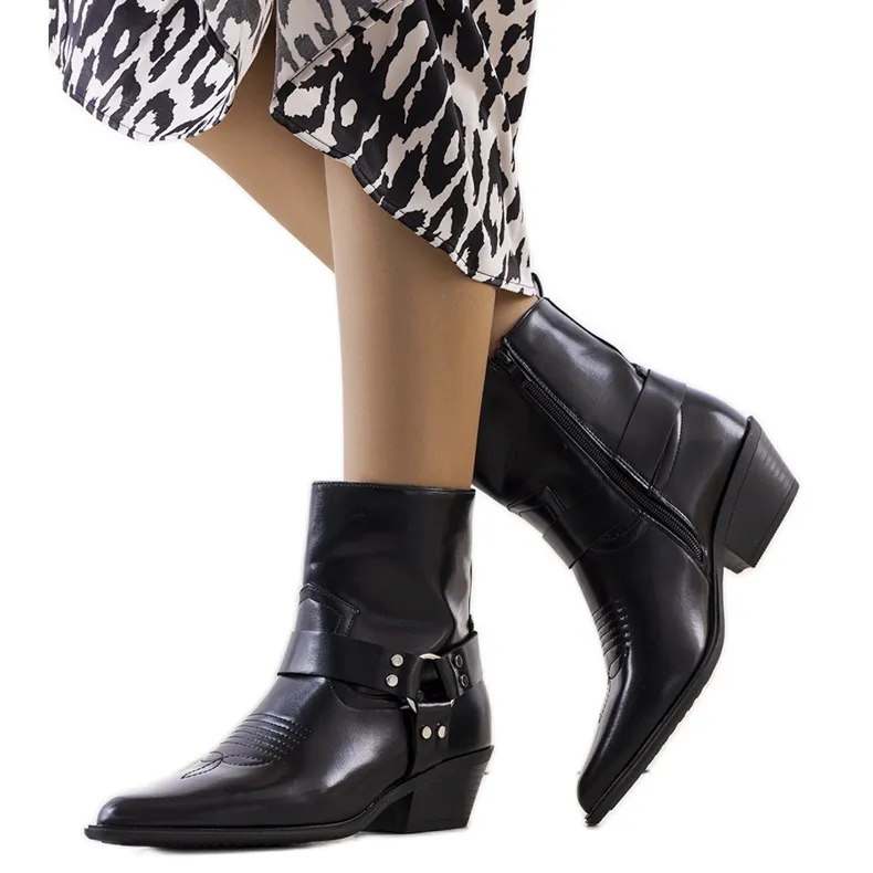 Black Marlia cowboy boots