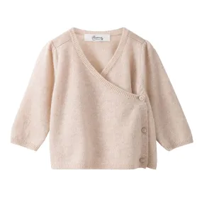 Bonpoint Baby Cashmere Cardigan Beige