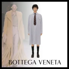 BOTTEGA VENETA  |Cotton striped long shirt