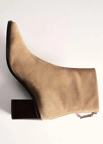 Brown Gloria Ankle Boots by Mango | Look Again