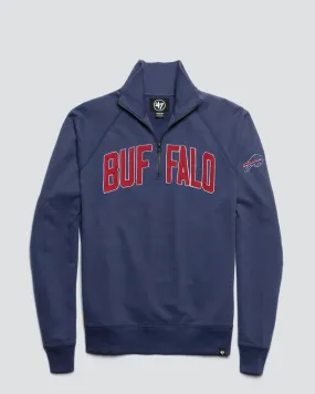 BUFFALO BILLS BANKS '47 HARRIS SCRIMMAGE 1/4 ZIP