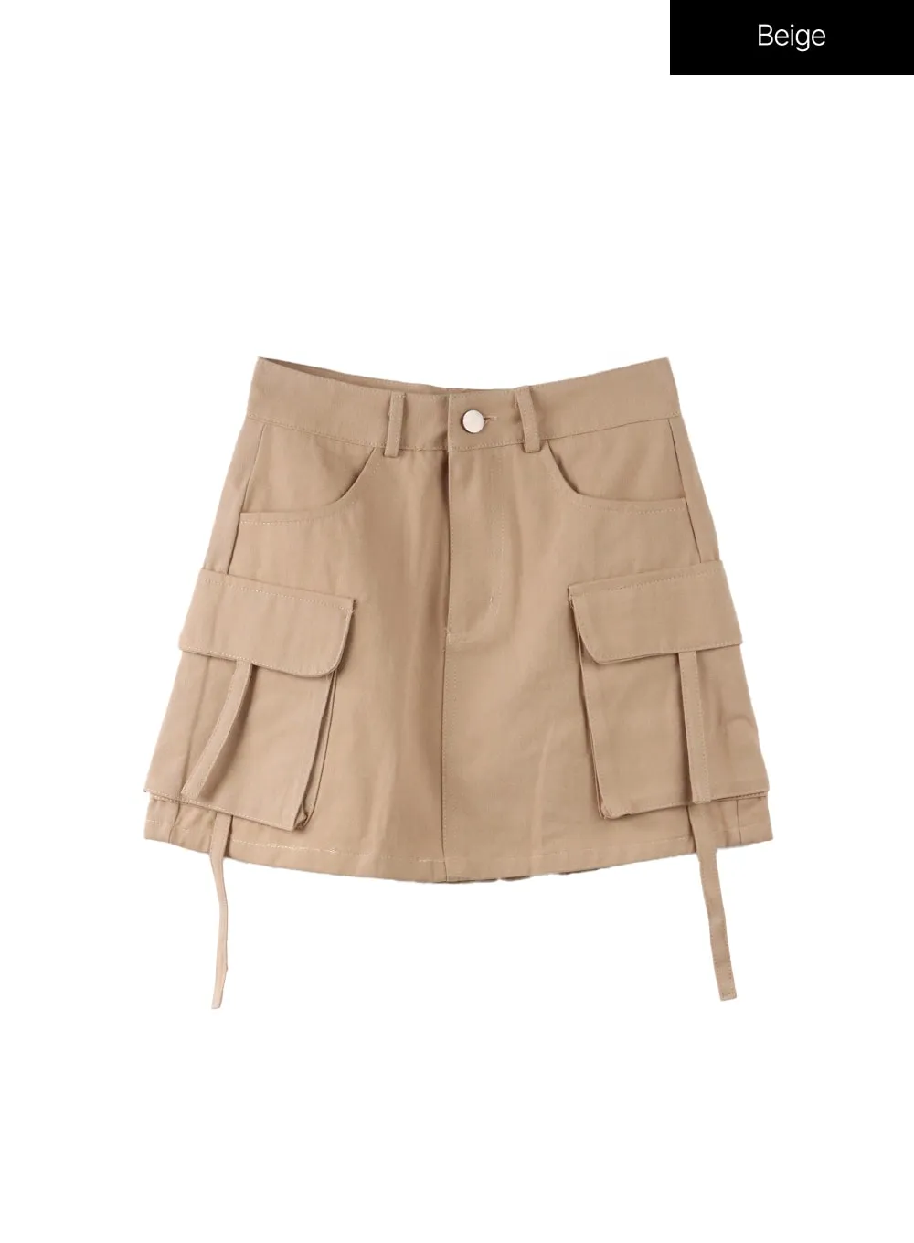 Cargo Pocket Strap Mini Skirt OF408