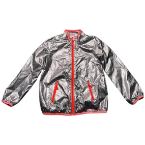 Cat & Jack Long Sleeve Metallic Rain Jacket