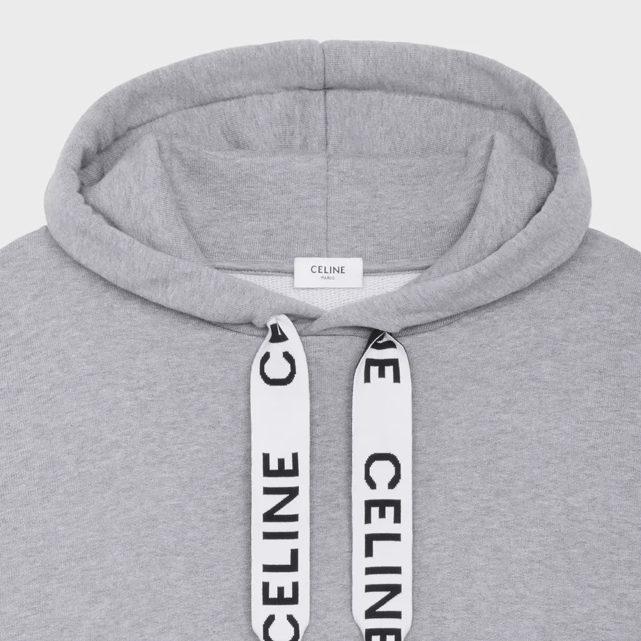 CELINE  |LOOSE HOODED SWEATSHIRT IN COTTON FLEECE 2Y468670Q.08GC