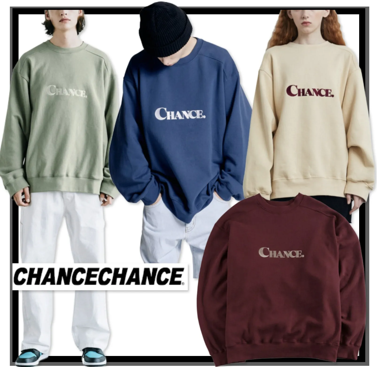 CHANCECHANCE  |Unisex Street Style Hoodies & Sweatshirts