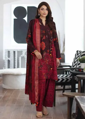 Charizma C-Print Vol-02 Unstitched Printed Linen 3Pc Suit CPW3-12