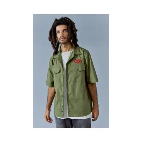 Diesel -M-S-Mac-22-B Shirt Olive