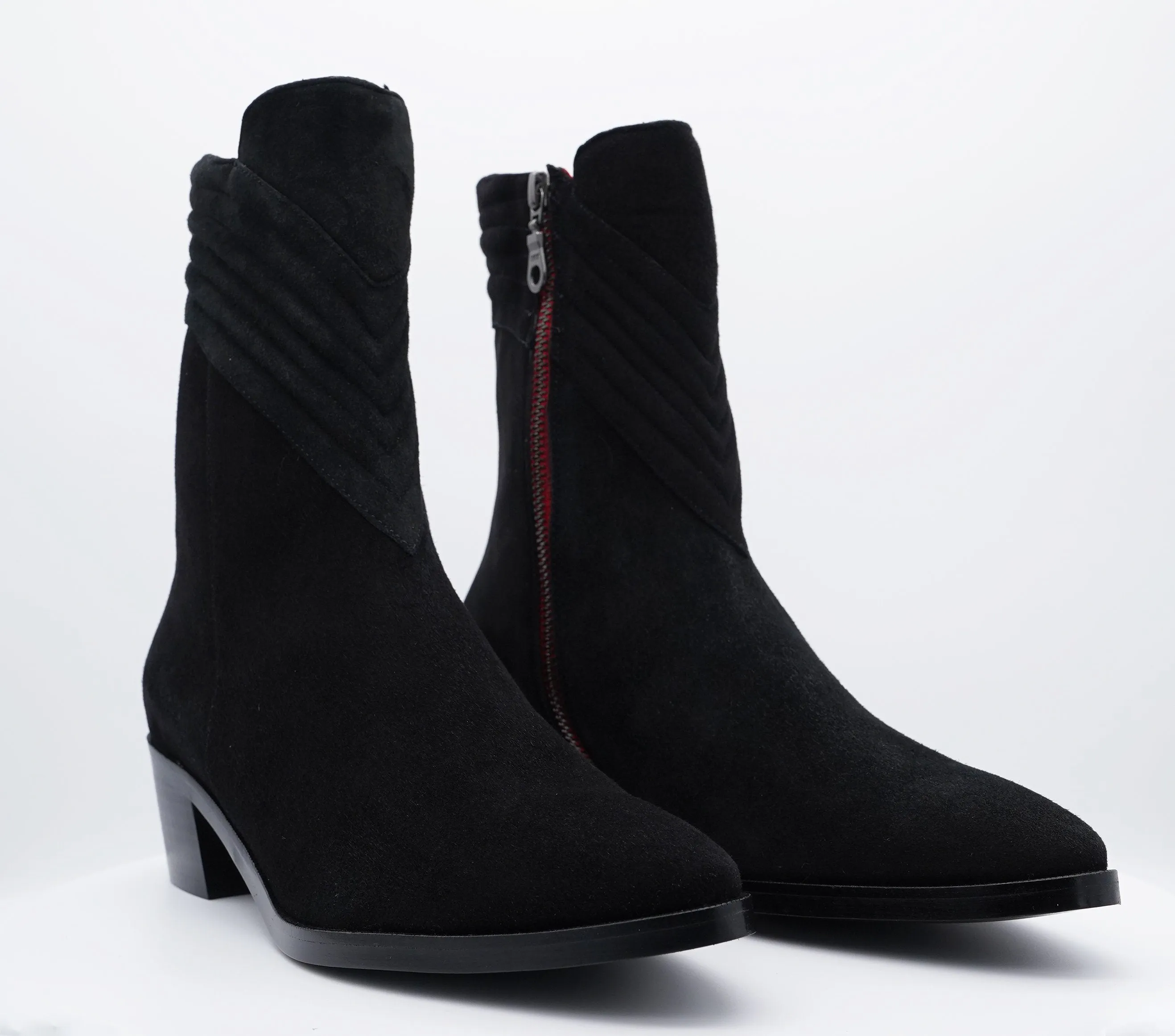 DONNA BOOT BLACK SUEDE