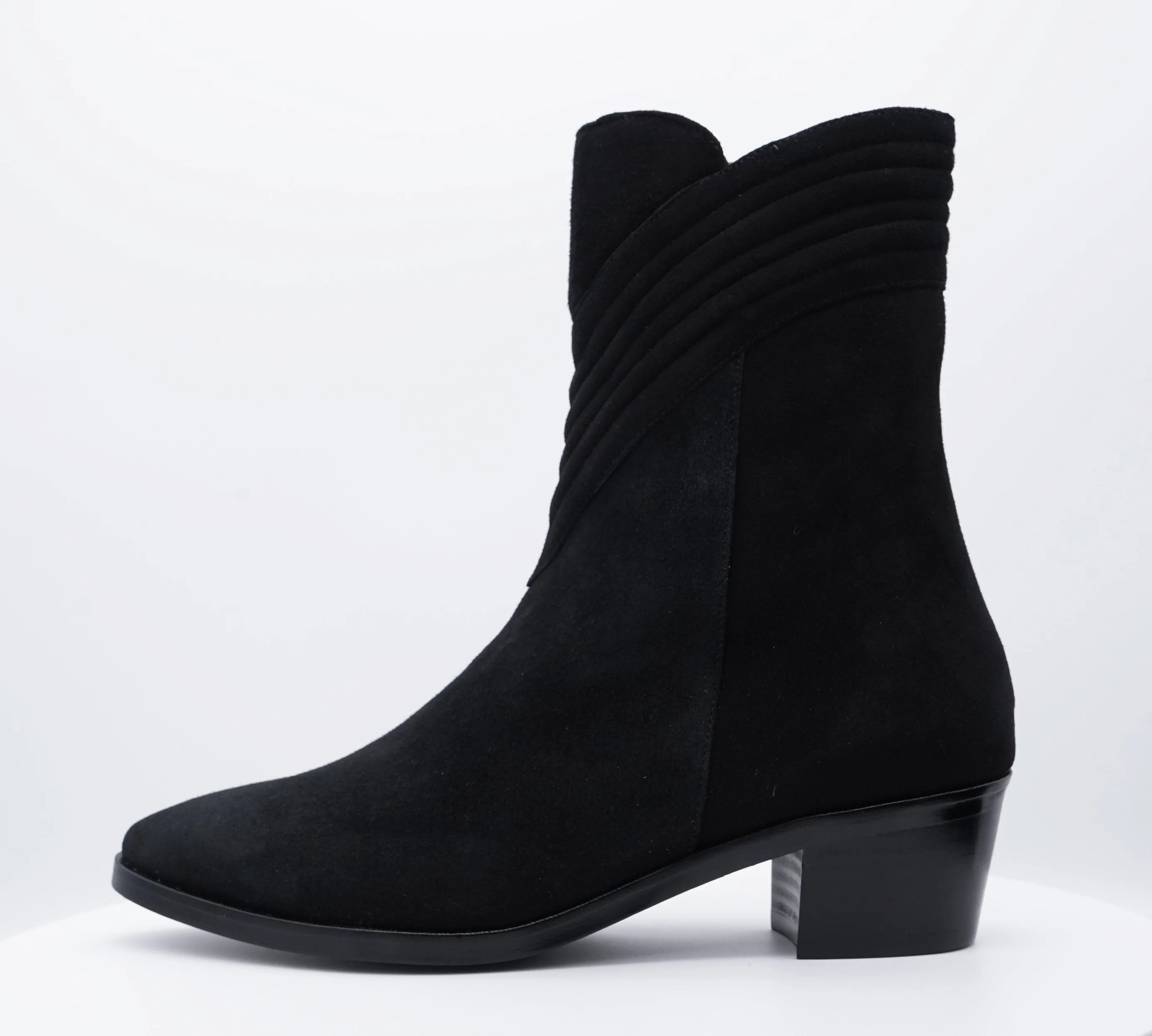 DONNA BOOT BLACK SUEDE