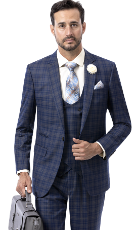 EJ Samuel Blue Suit M2780