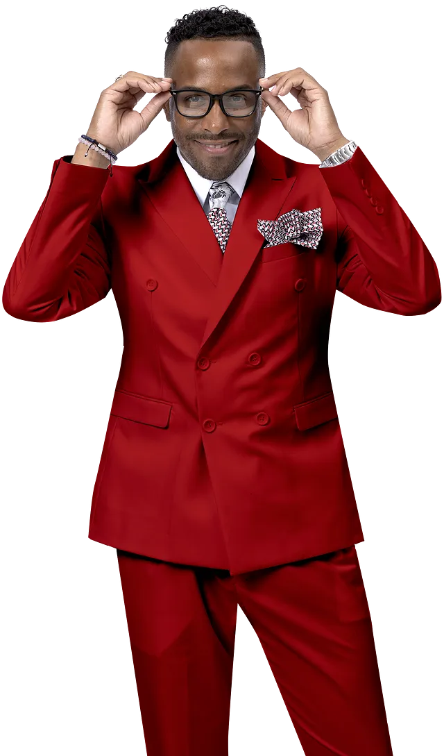 EJ Samuel Red Suit M2772