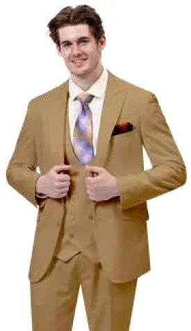 EJ Samuel Tan Suit M2770