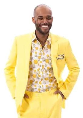 EJ Samuel Yellow Suit M2792