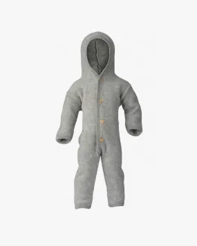 Engel Hooded Overall Light Grey Melange