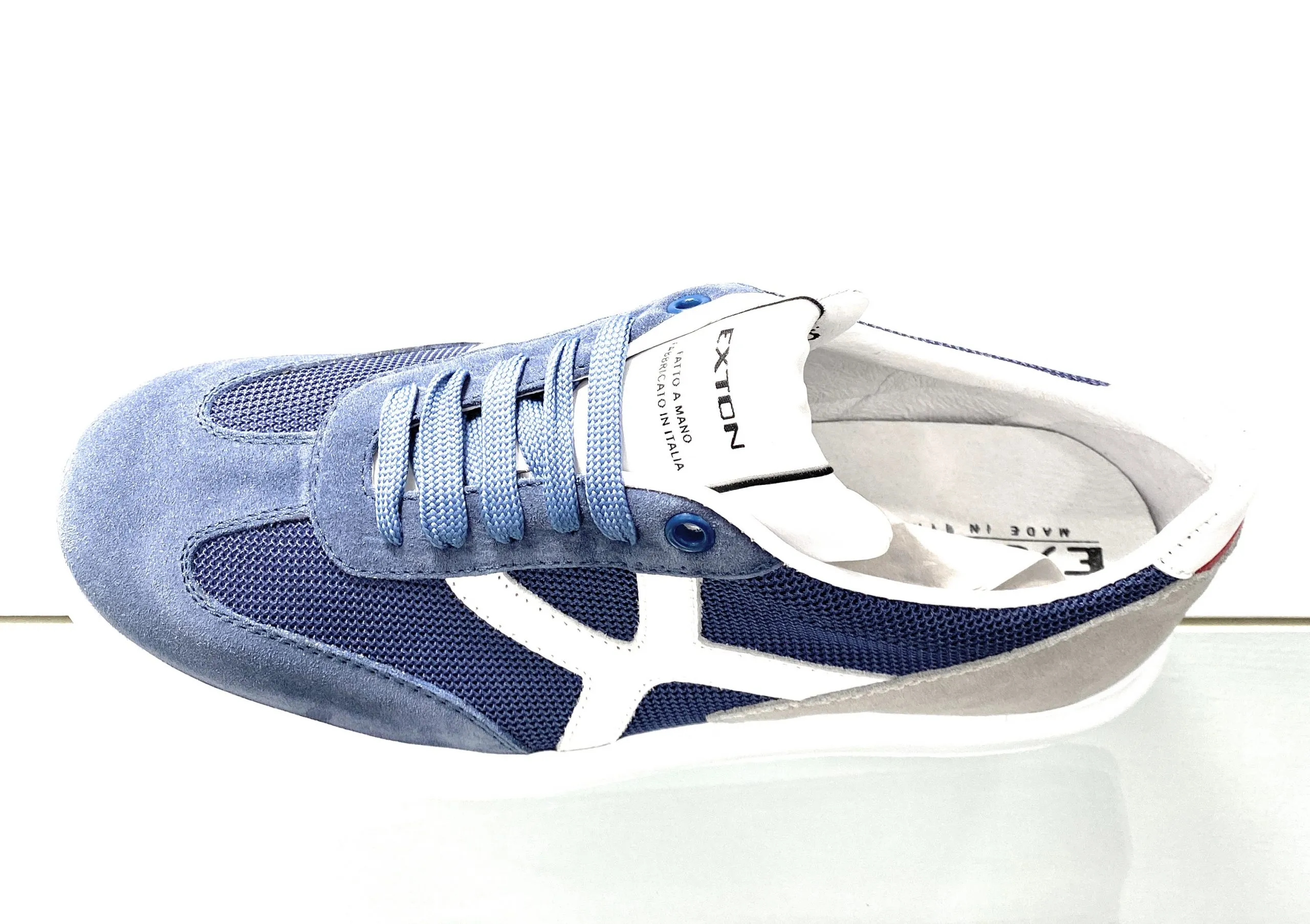 exton sneakers uomo blu articolo 951