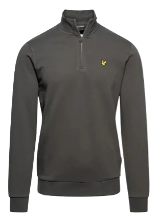 FELPA LYLE & SCOTT QUARTER ZIP SWEAT GUNMETAL