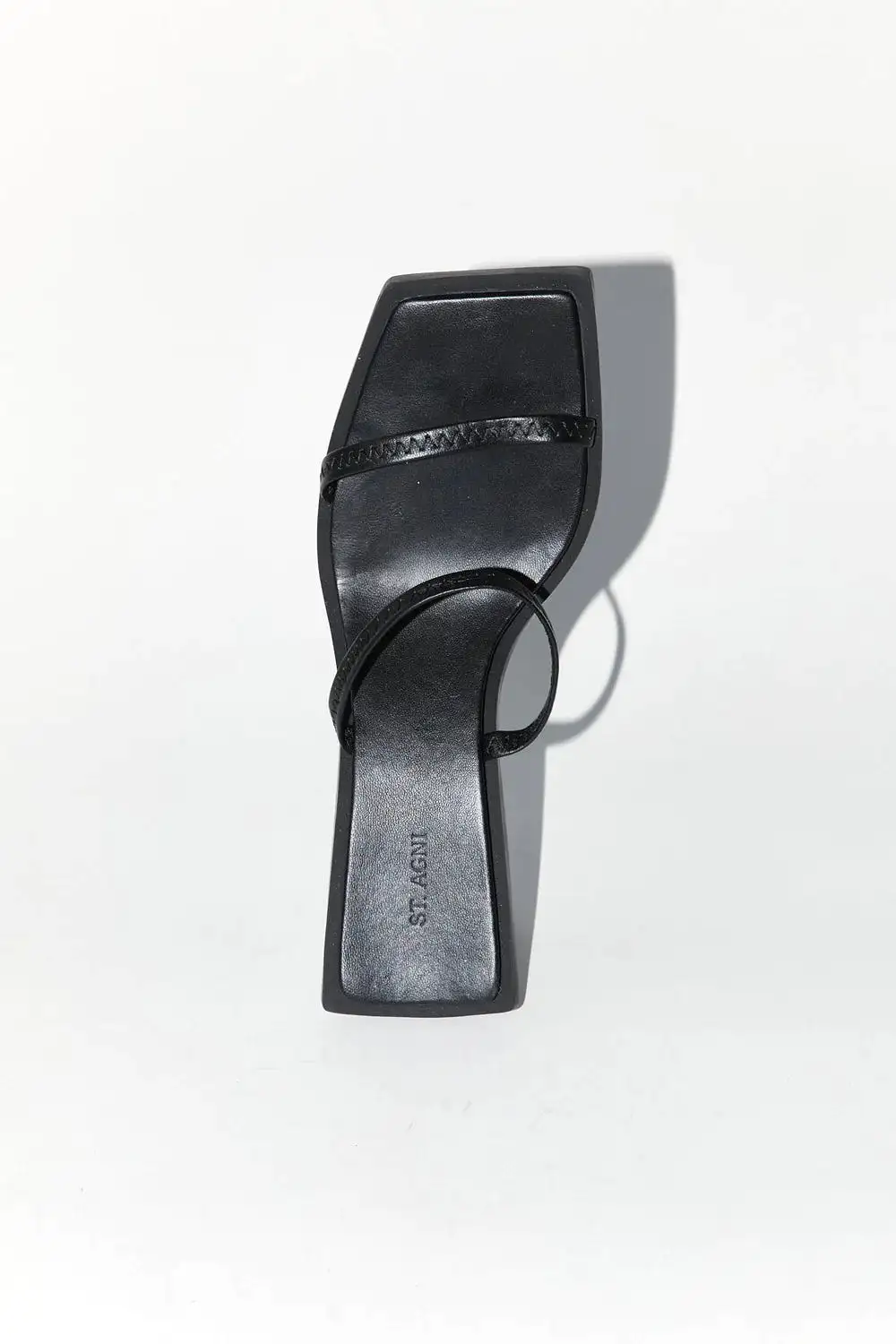 Fine Strap Heel - Black