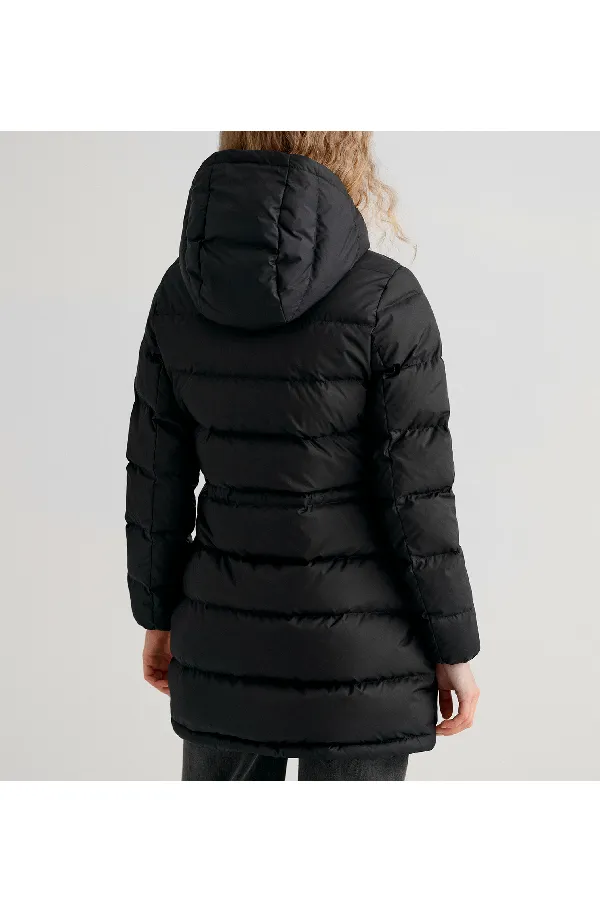 GANT Women Long Jacket Down Puffer Black