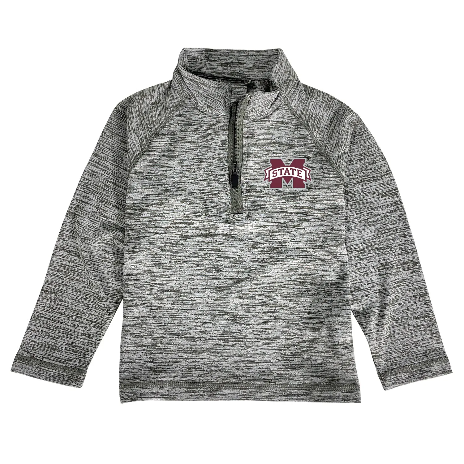 Garb  Mississippi State Bulldogs Toddler Gray Matthew Quarter-Zip Pullover Top