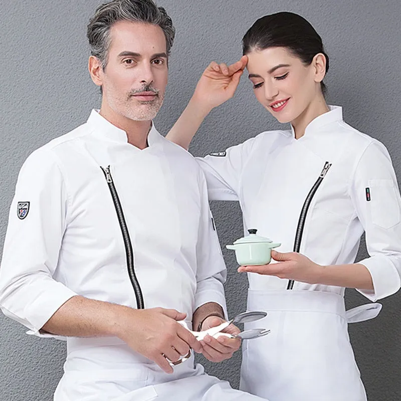 HEAD CHEF JACKET UNISEX LONG SLEEVE UNIFORM