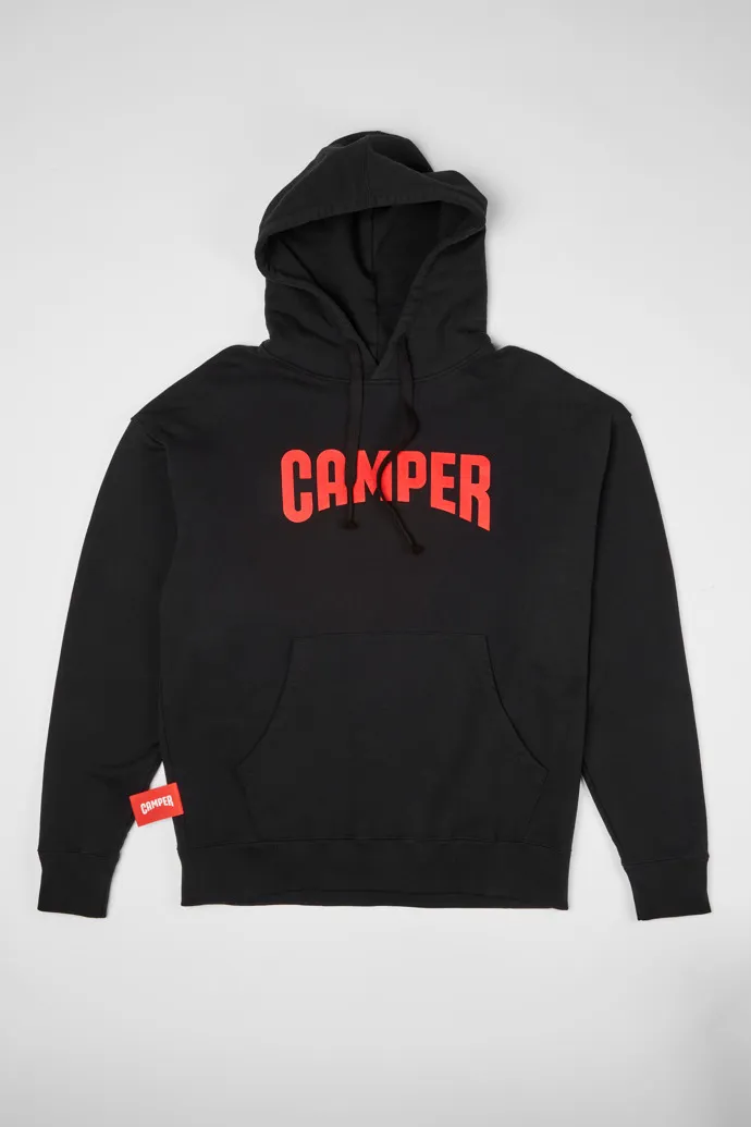 Hoodie Black hoodie with Camper logo