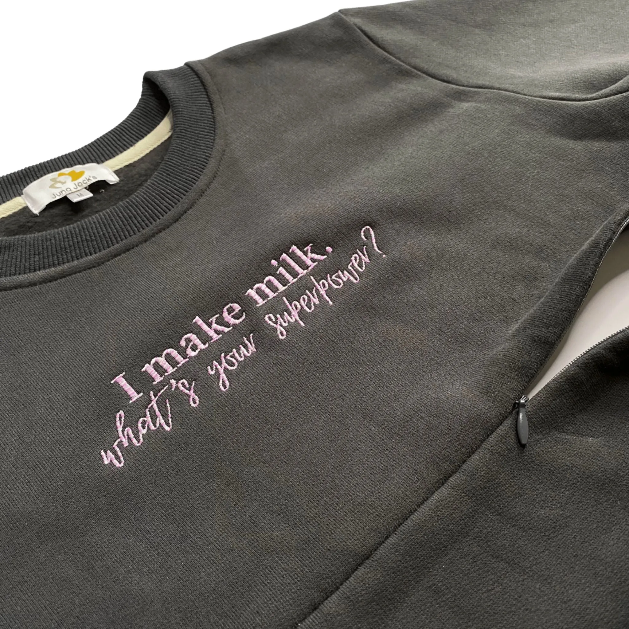 'I Make Milk. What's Your Superpower?' Nursing Mumma Sweatshirt