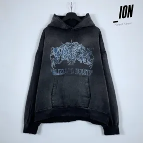 IONSEOUL  |Unisex Street Style Cotton Logo Hoodies