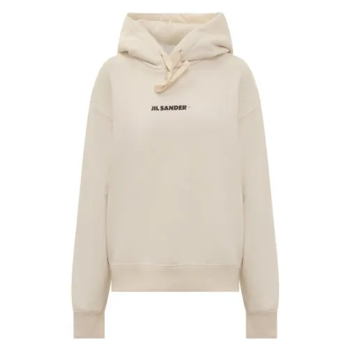 Jil Sander  |Long Sleeves Cotton Logo Hoodies & Sweatshirts